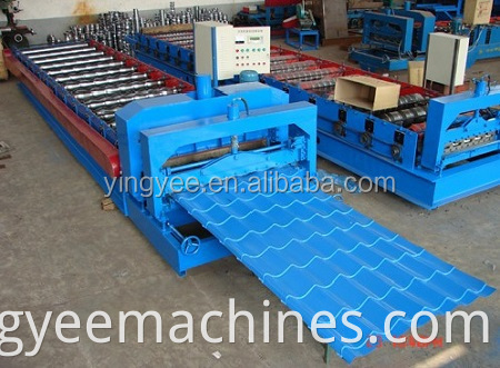 high performance China best supplier for glazed high rib roof sheet metal roll forming machine